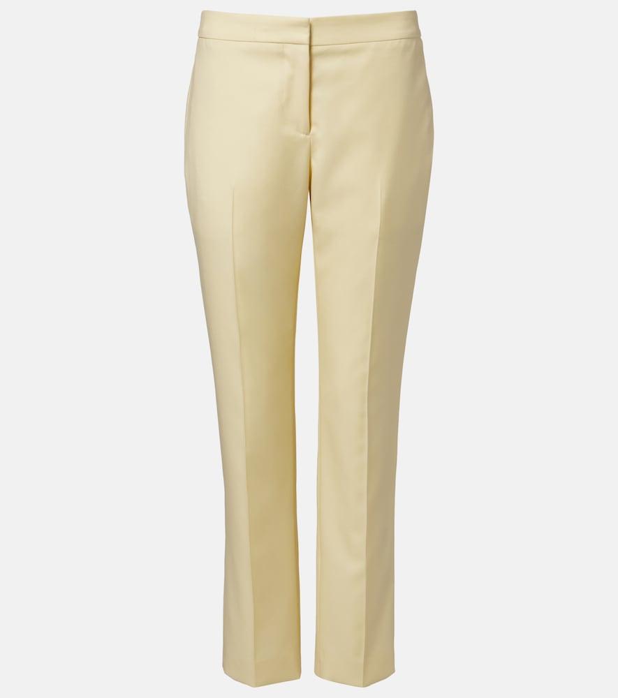 mcqueen cropped straight pants