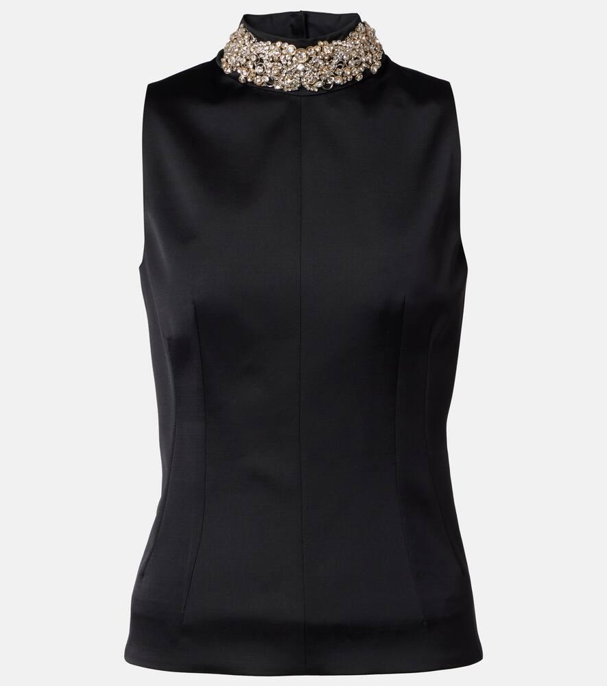 mcqueen embellished top