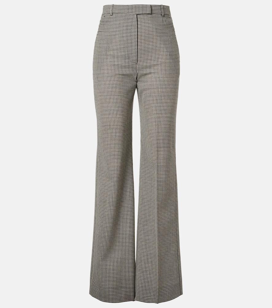 mcqueen gingham wool wide