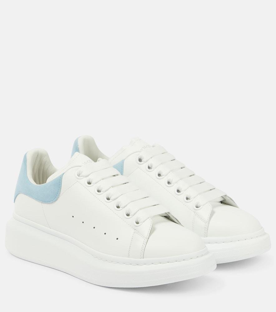 mcqueen leather sneakers
