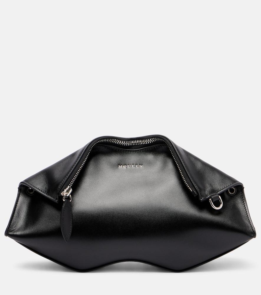 mcqueen manta small leather clutch