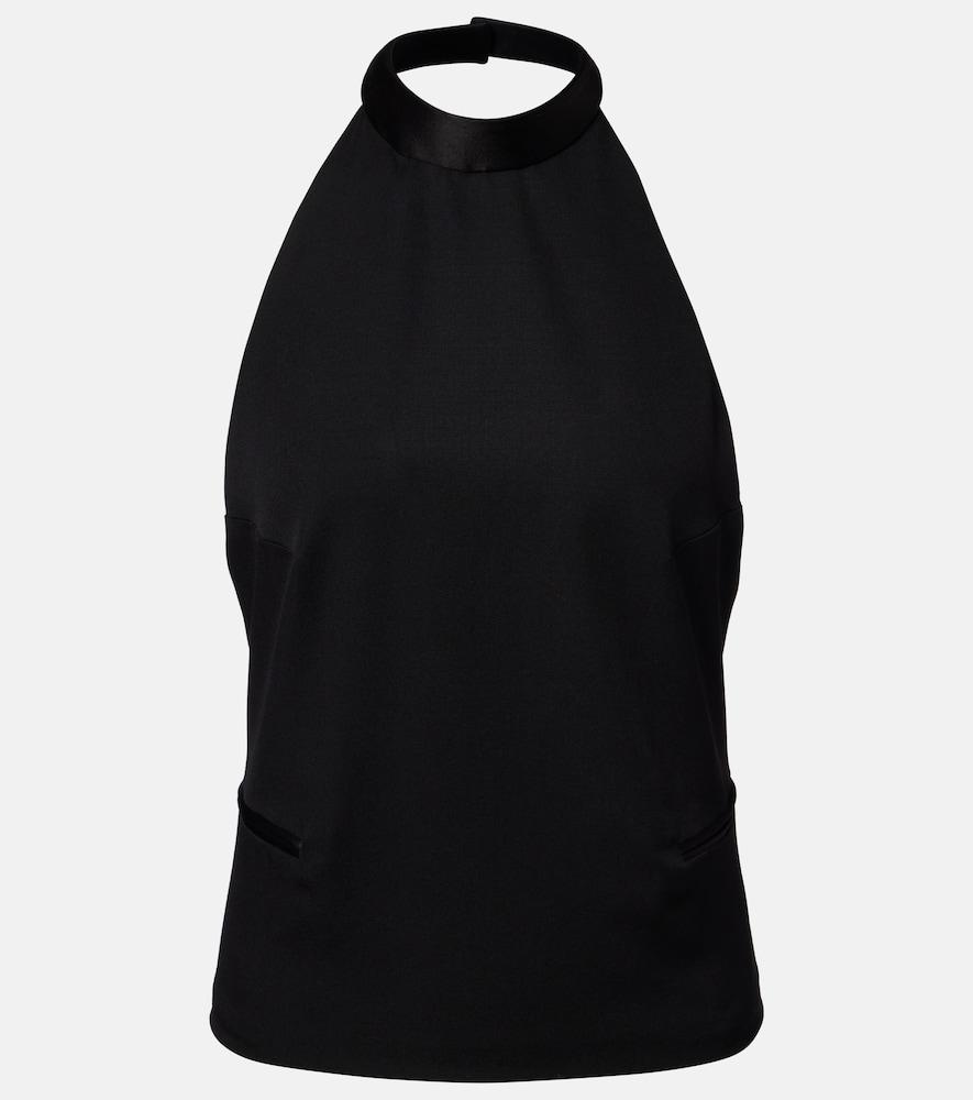 mcqueen satin top