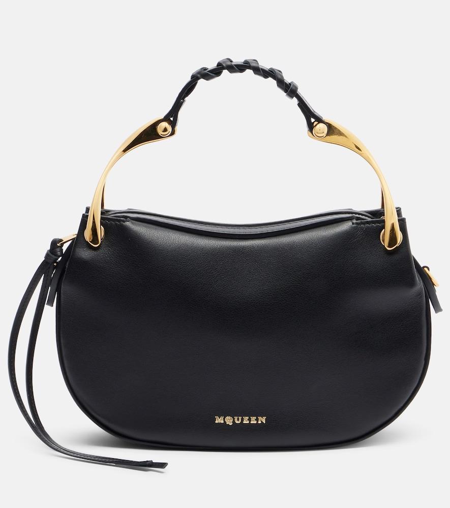 mcqueen wishbone mini leather top