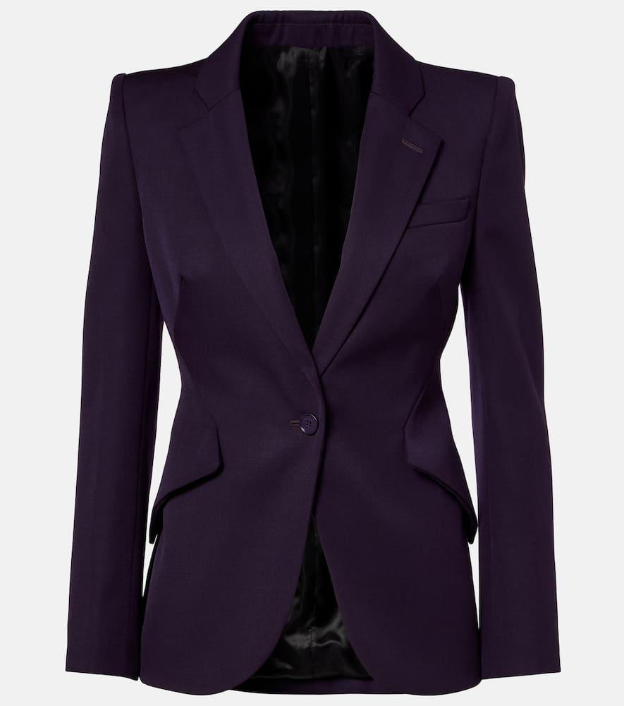 mcqueen wool blazer