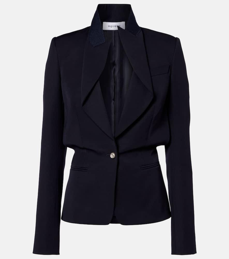 mcqueen wool blazer