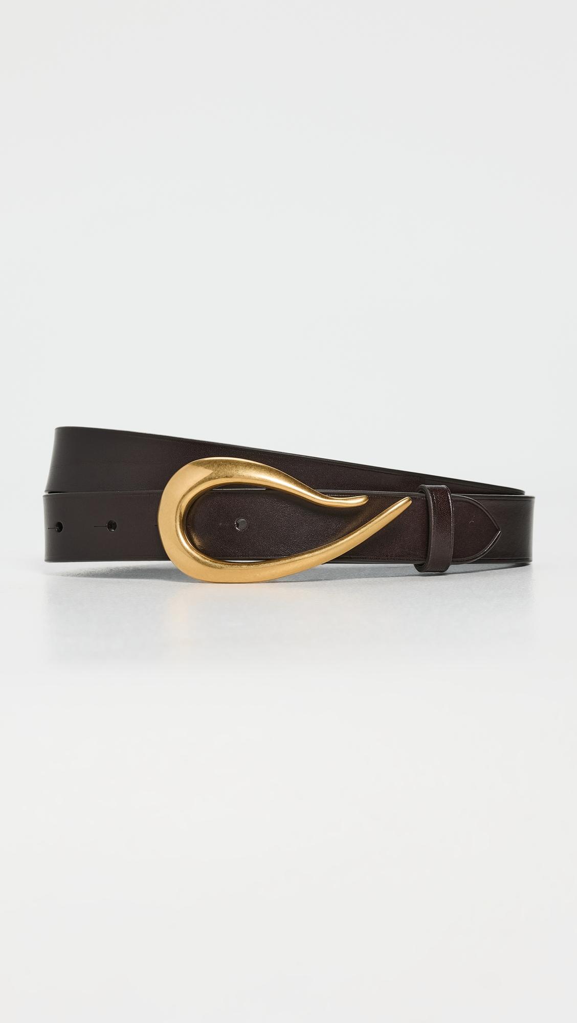 medium belt with snake buckle