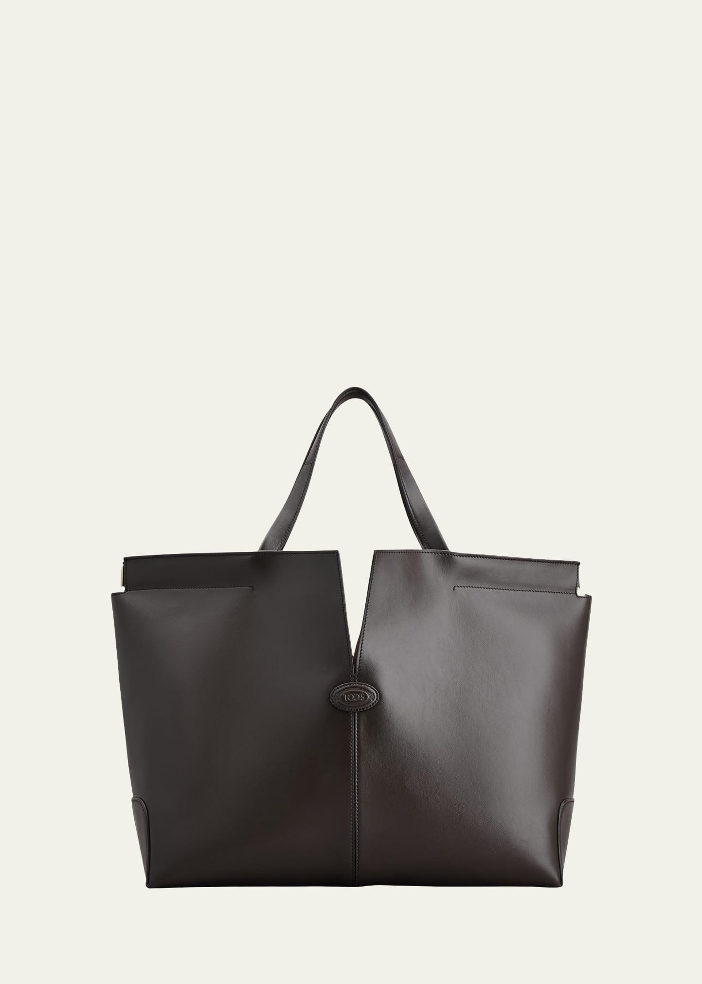 medium leather di folio tote bag