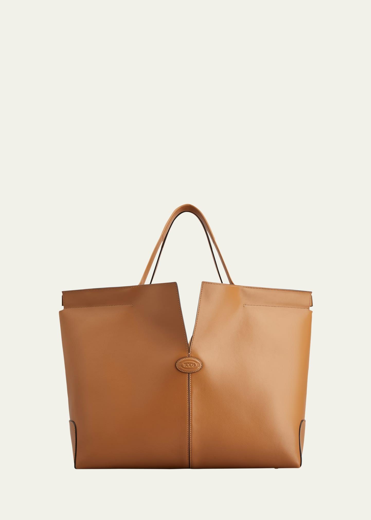 medium leather di folio tote bag