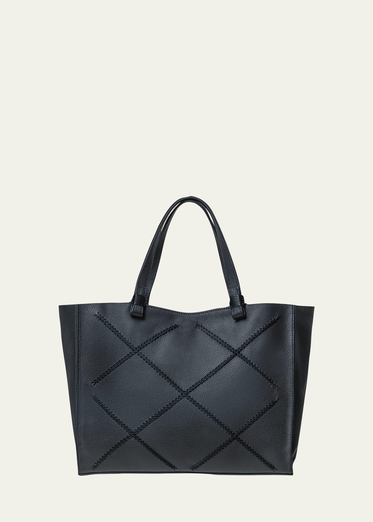 medium leather tote bag
