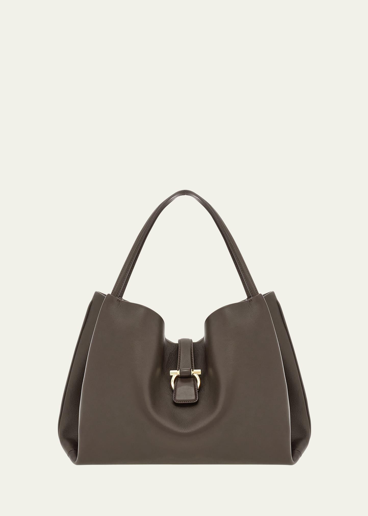 medium leather tote bag
