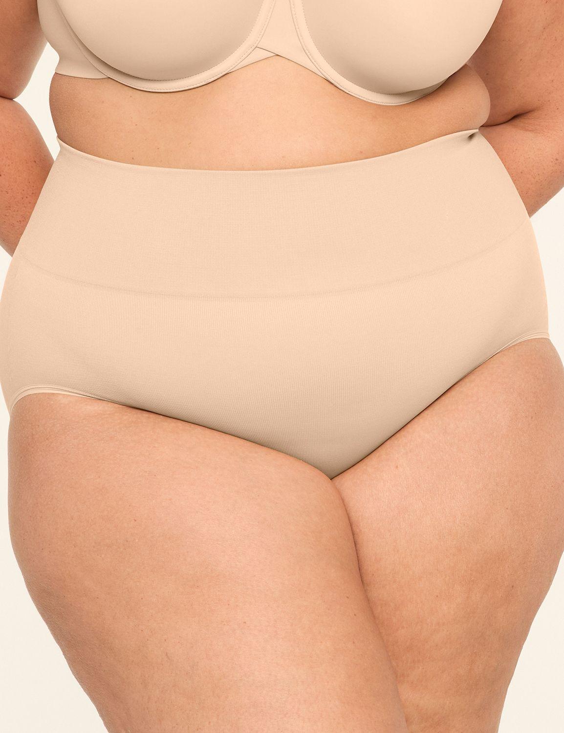 medium shaping high-waist full brief panty