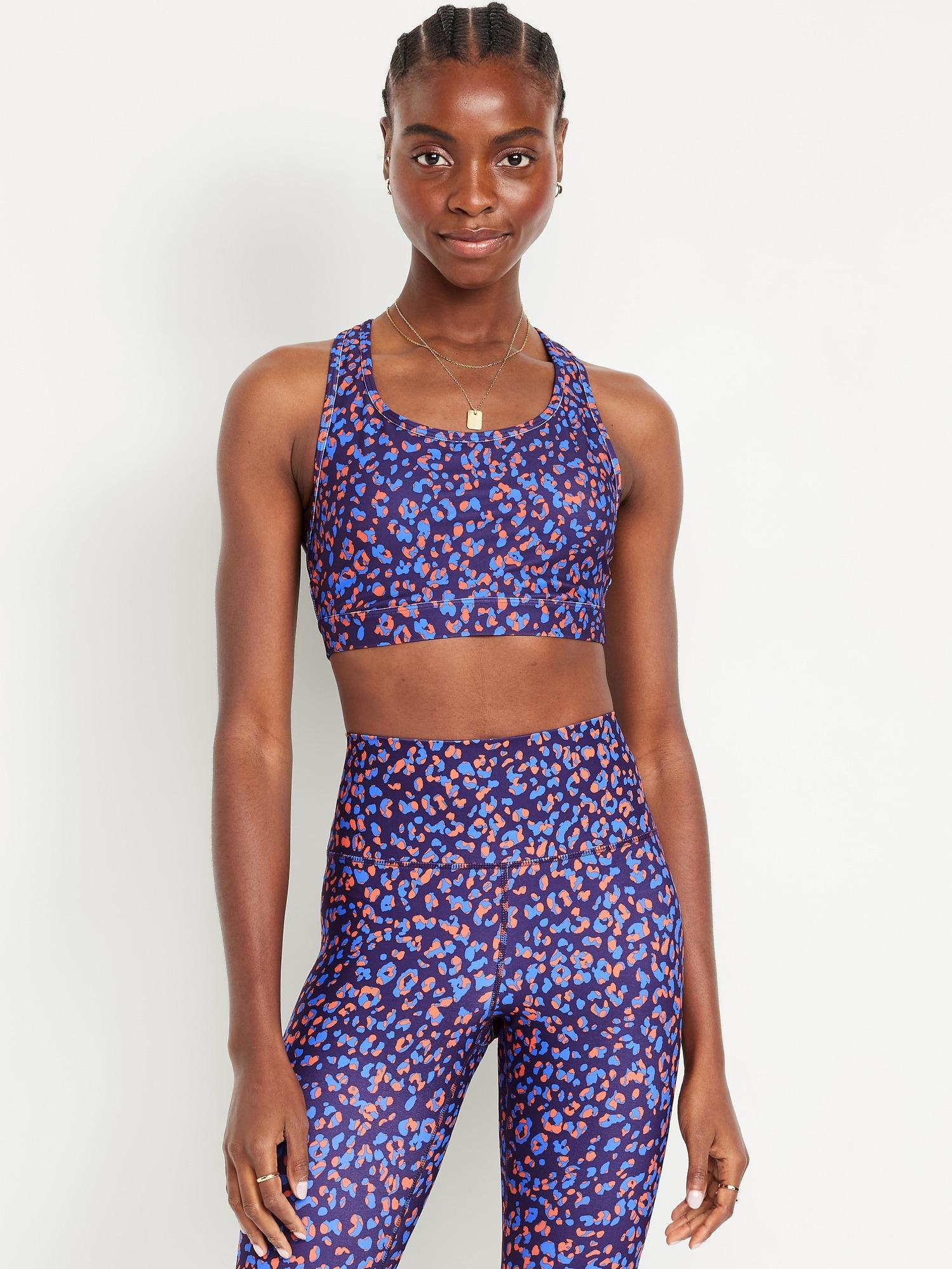 medium support powersoft racerback sports bra