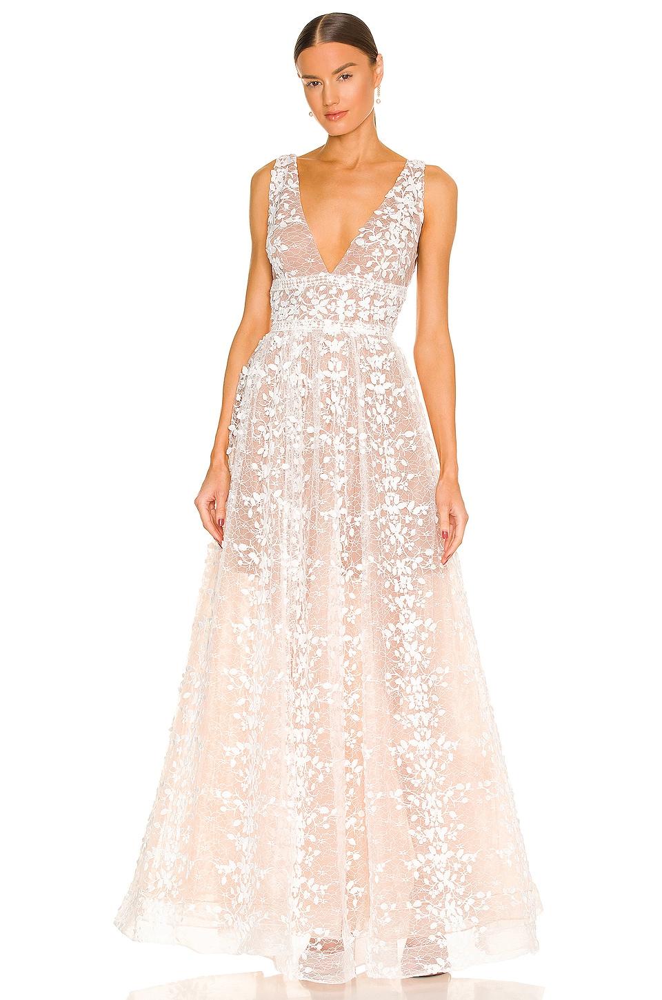 megan blanc maxi dress