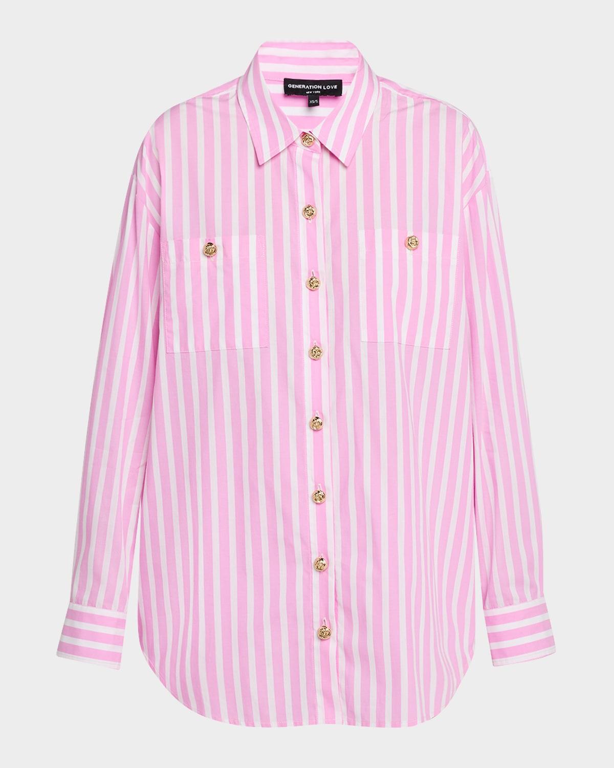 meggy long-sleeve poplin shirt