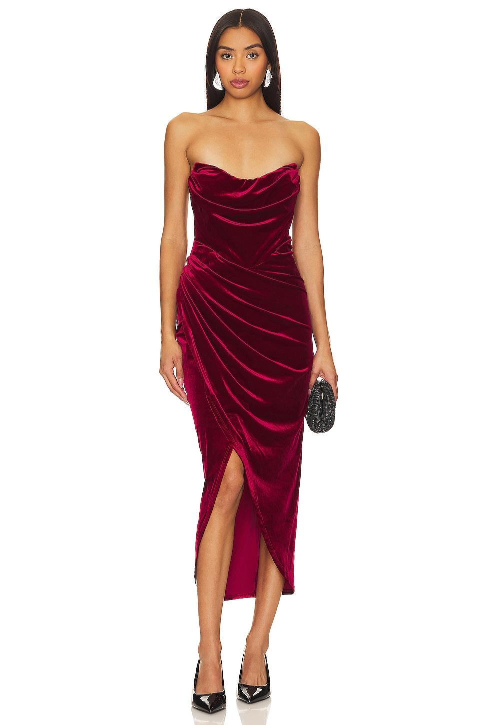 meghan velvet dress