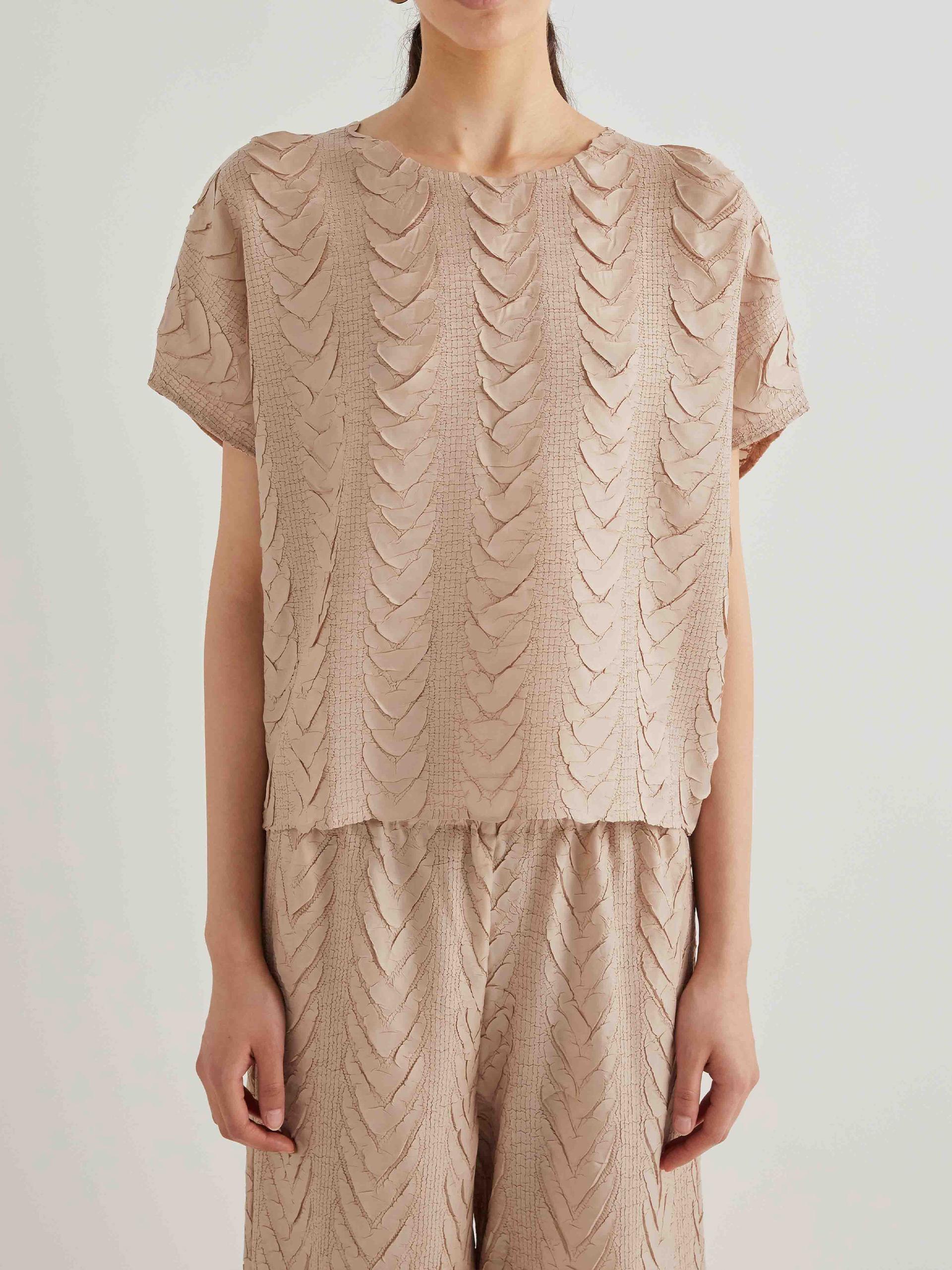 meimeij blusa nude & neutrals top - women