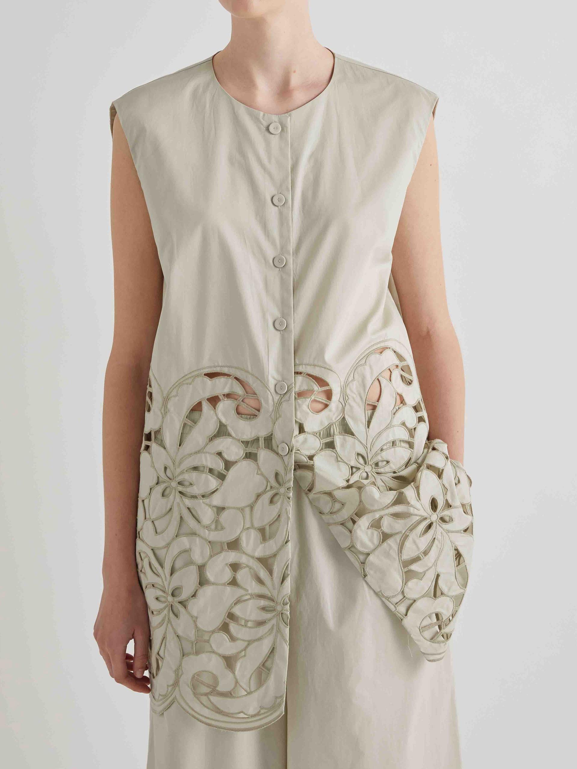 meimeij camicia white top - women