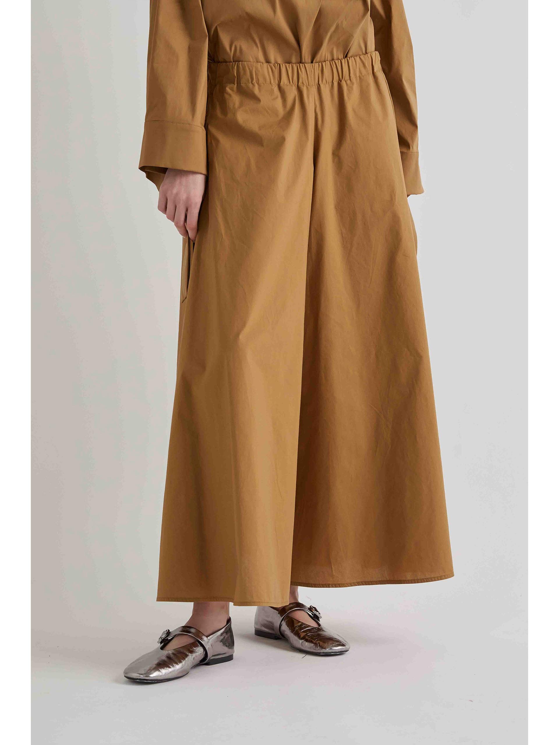 meimeij pantalone brown pantaloni - women