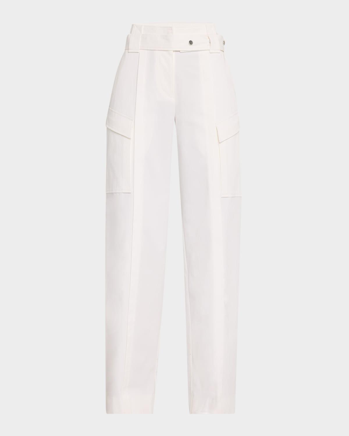 melania belted cargo pants