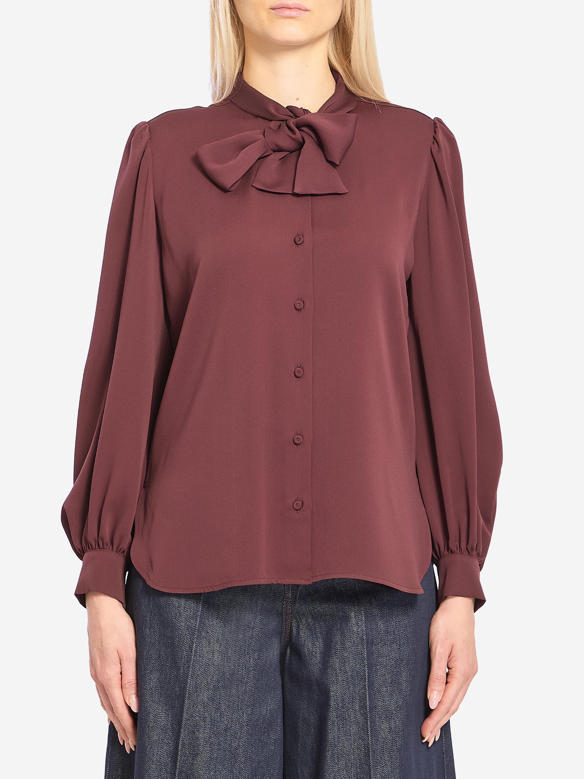 melania silk shirt