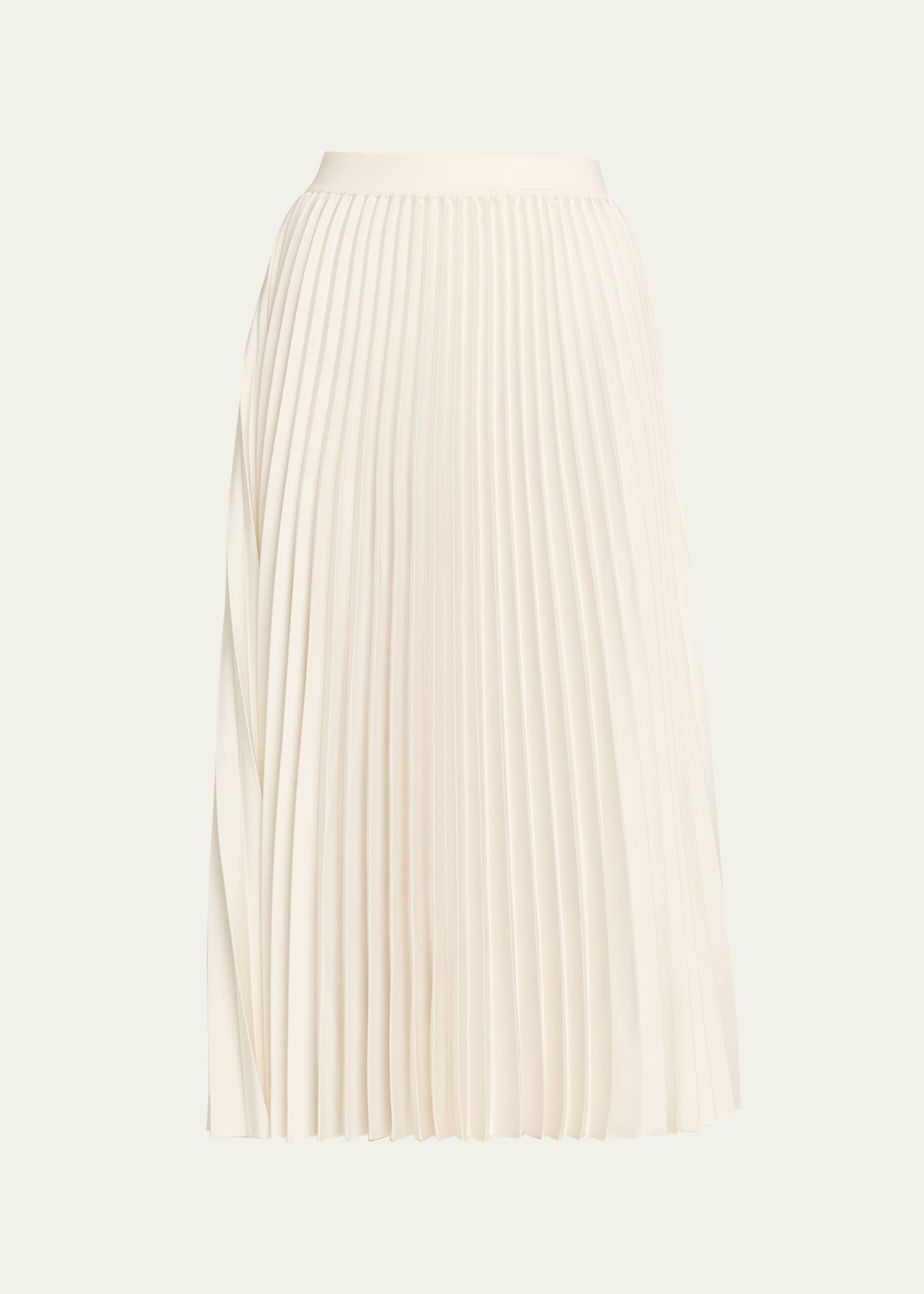 melanie pleated midi skirt