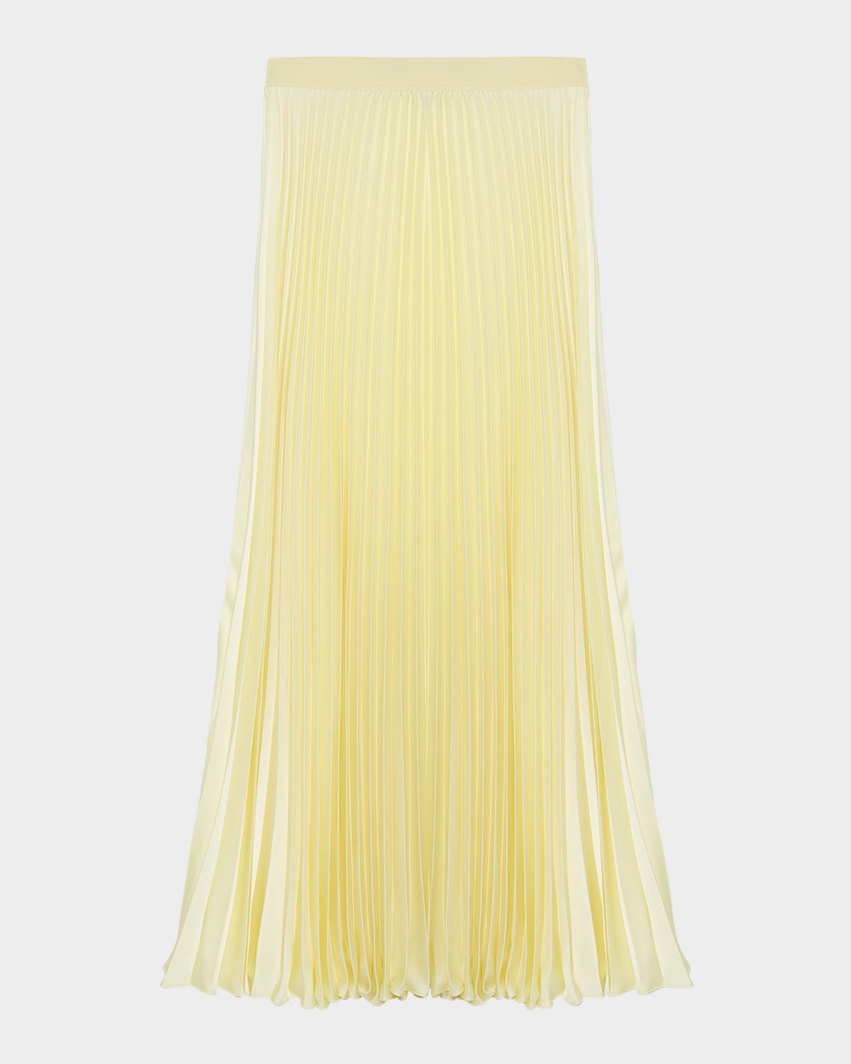 melanie pleated midi skirt