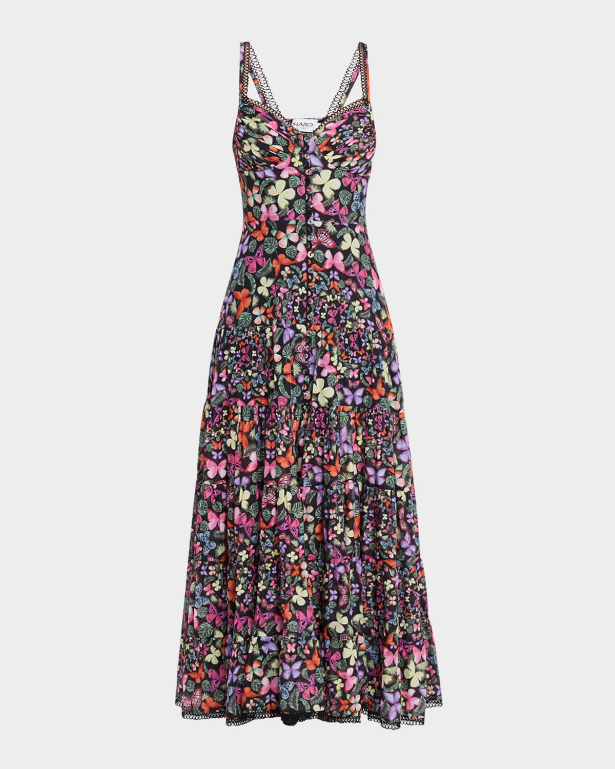 melia tiered maxi dress