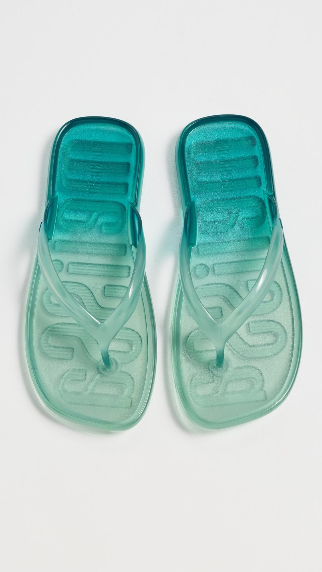 melissa beachwear jelly flip flops