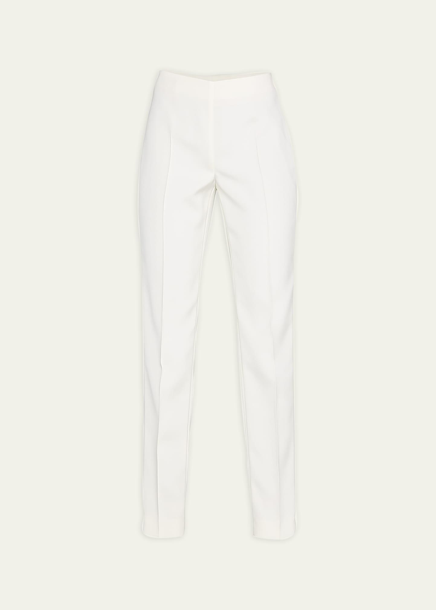 melissa mid-rise slim-leg pants