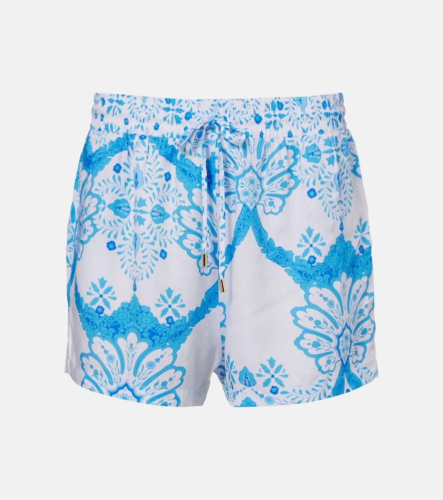 melissa odabash annie printed shorts