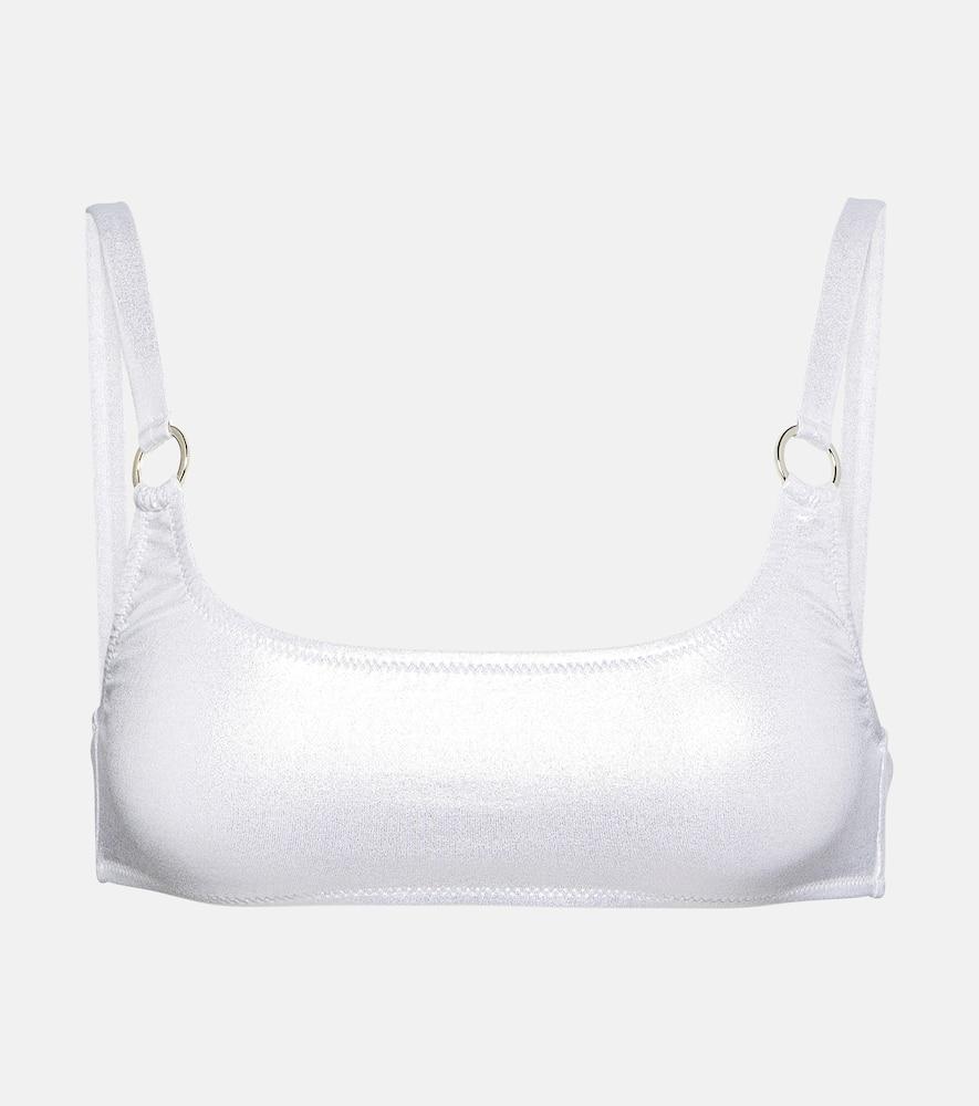 melissa odabash bari metallic bikini top