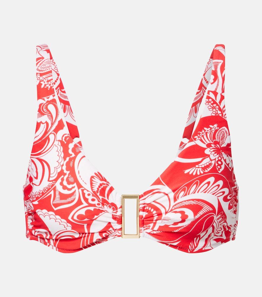 melissa odabash bel air floral bikini top
