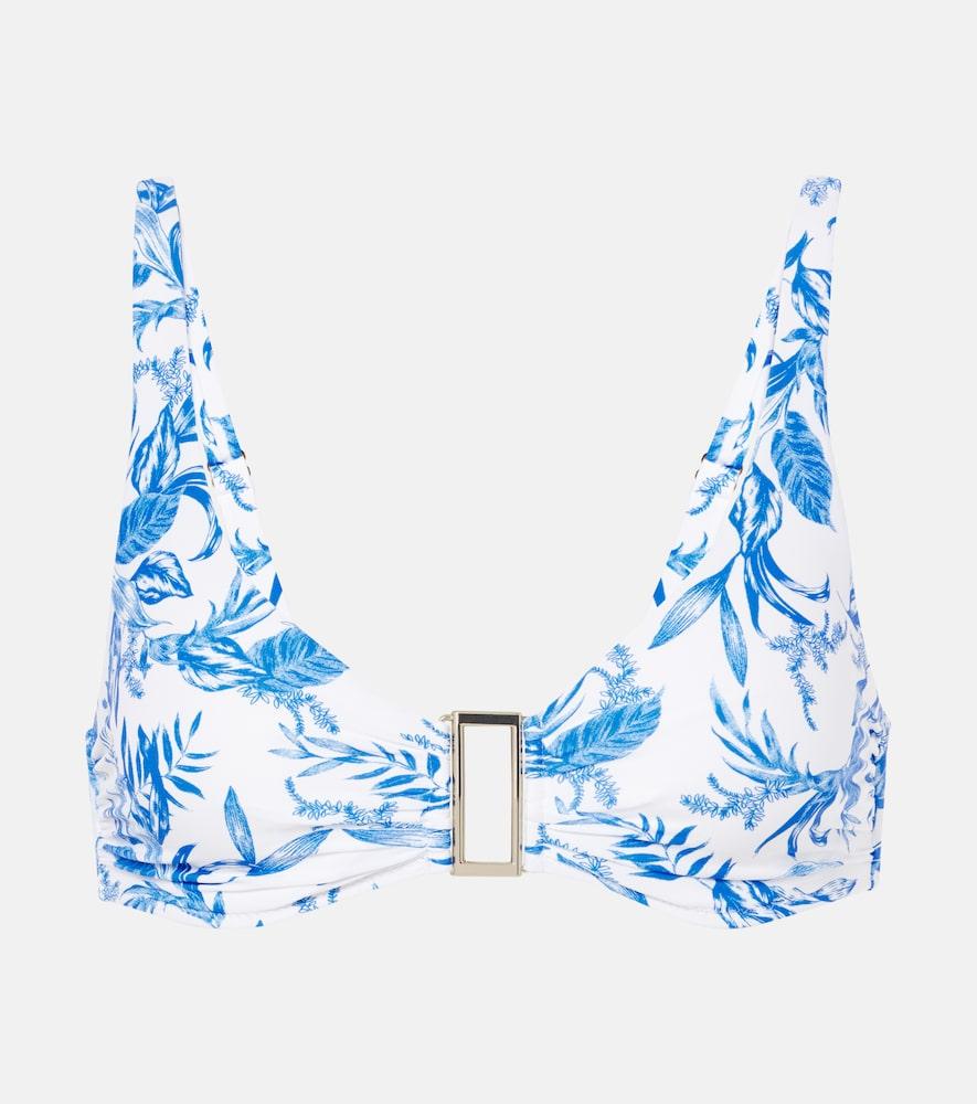 melissa odabash bel air printed bikini top