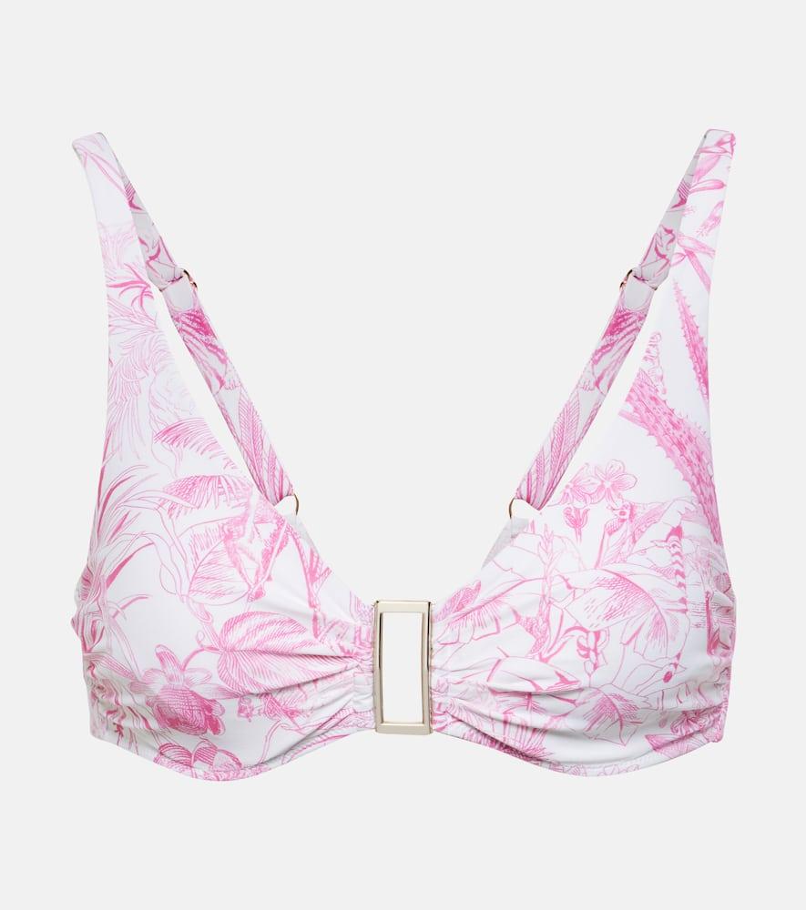 melissa odabash bel air printed bikini top