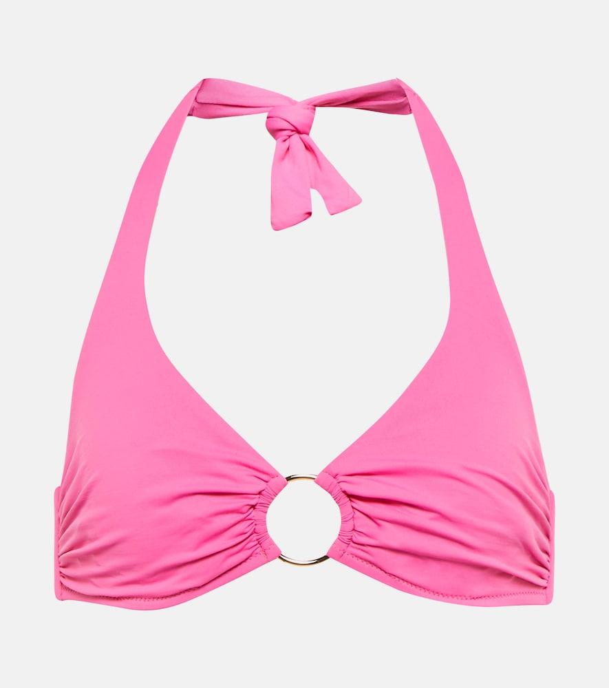 melissa odabash brussels halterneck bikini top