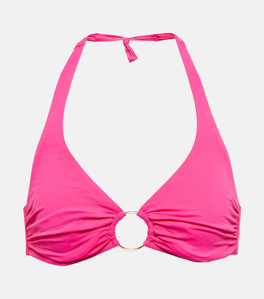 melissa odabash brussels halterneck bikini top