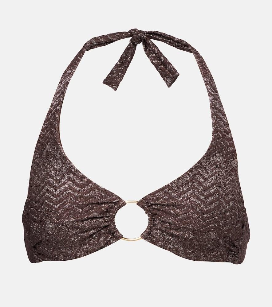 melissa odabash brussels halterneck bikini top
