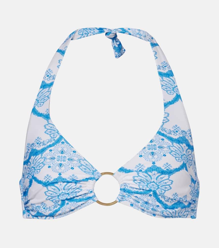 melissa odabash brussels printed bikini top