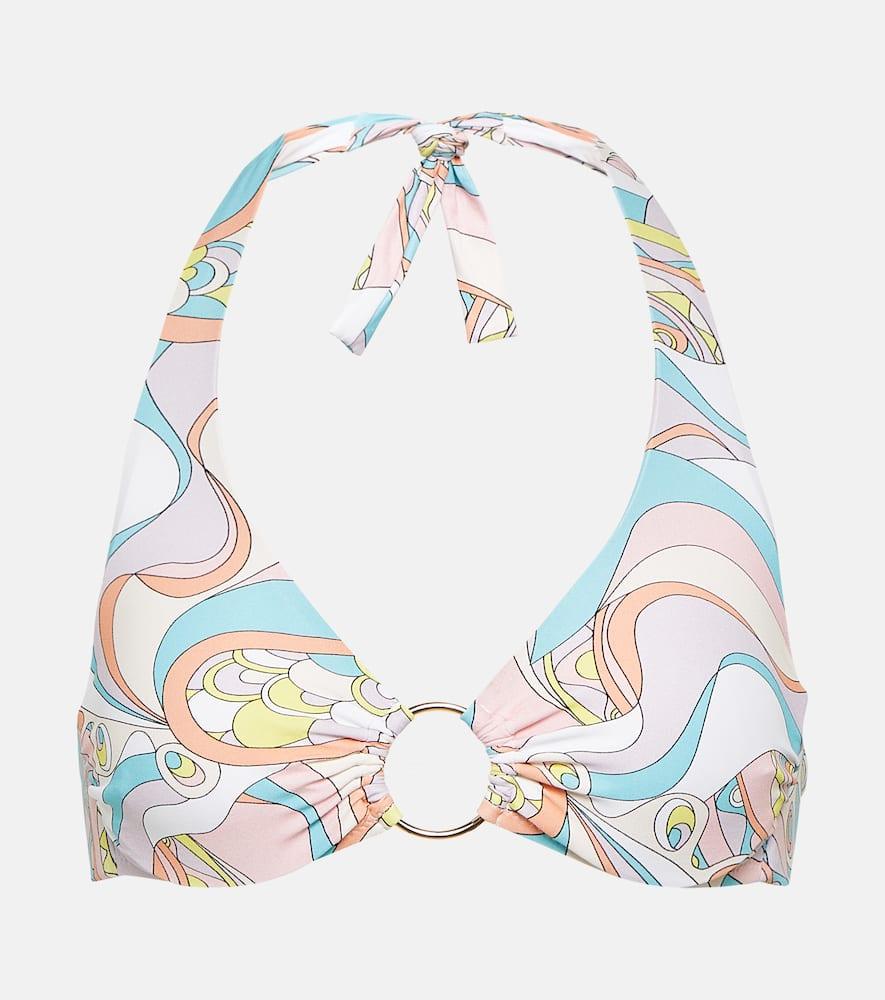 melissa odabash brussels printed bikini top