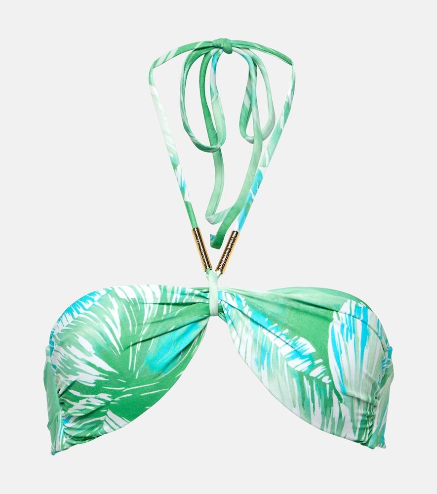 melissa odabash canary floral bikini top