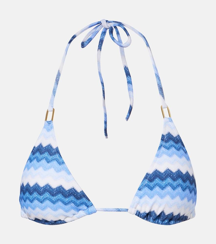 melissa odabash cancun chevron bikini top