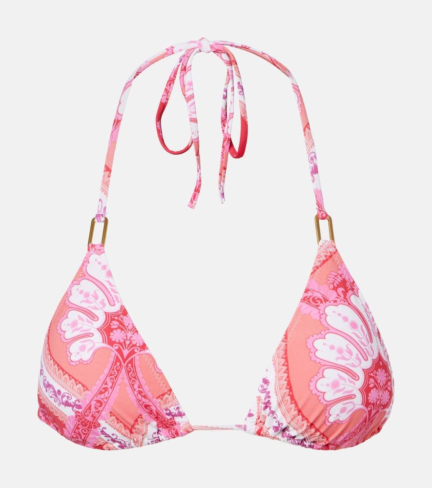 melissa odabash cancun printed bikini top