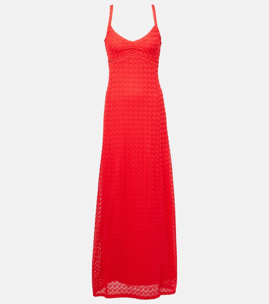 melissa odabash ciara knitted maxi dress