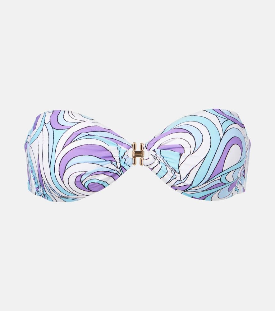 melissa odabash istanbul printed bandeau bikini top
