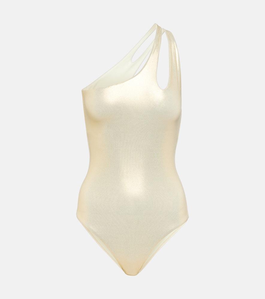 melissa odabash jamaica metallic swimsuit