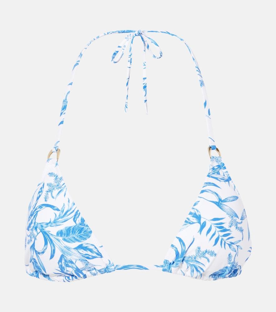 melissa odabash key west printed bikini top