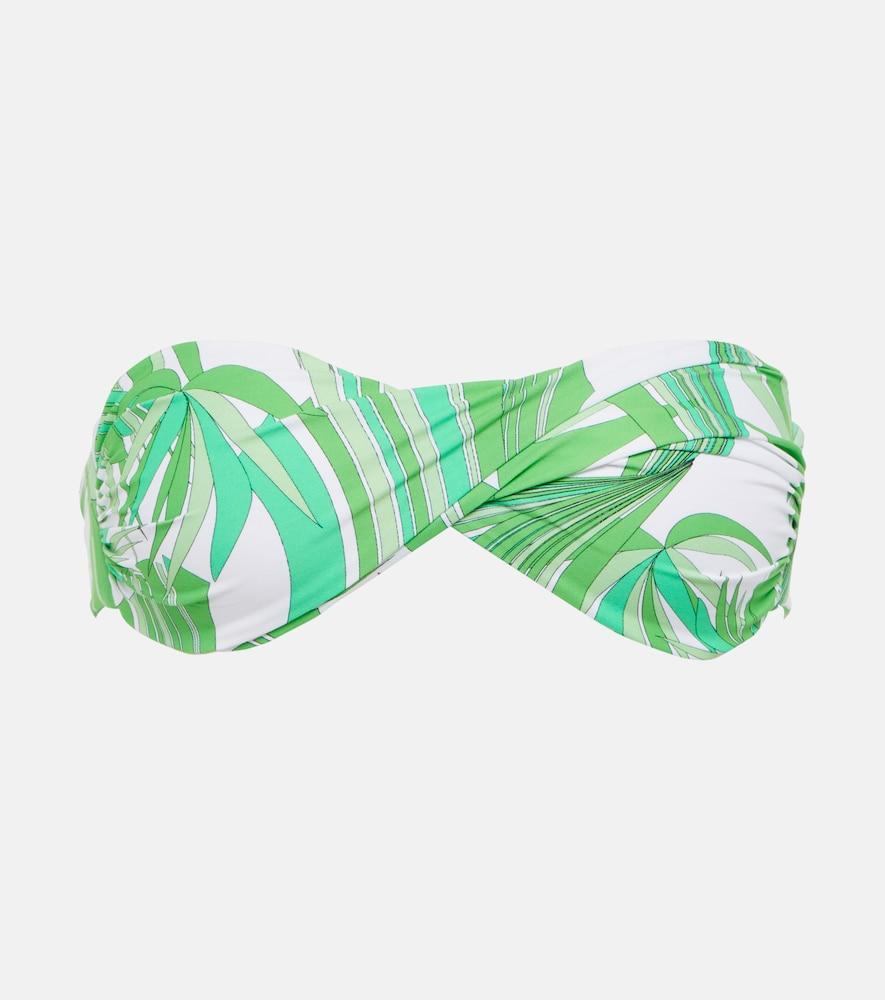 melissa odabash martinique printed bandeau bikini top