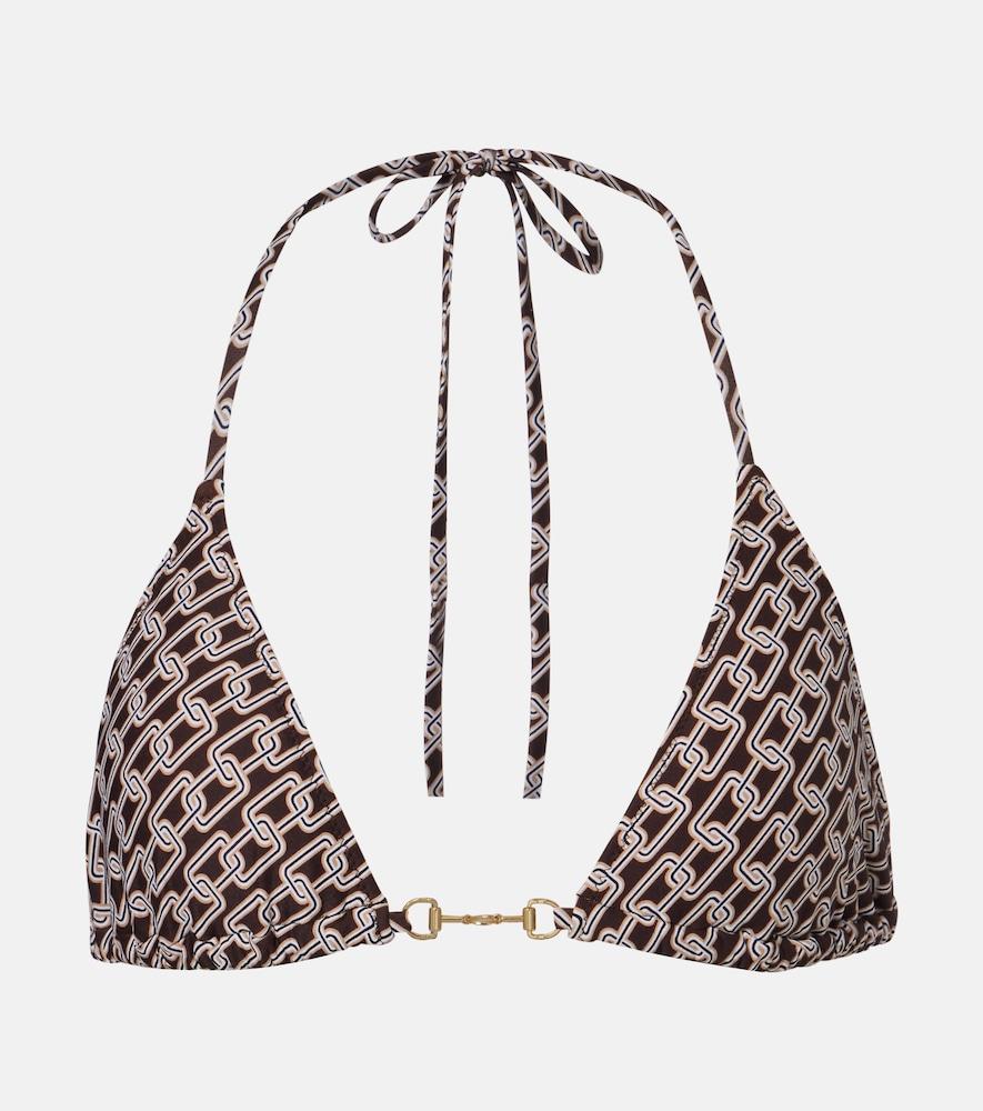 melissa odabash menorca printed bikini top