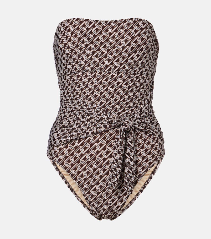 melissa odabash munich printed swimsuit