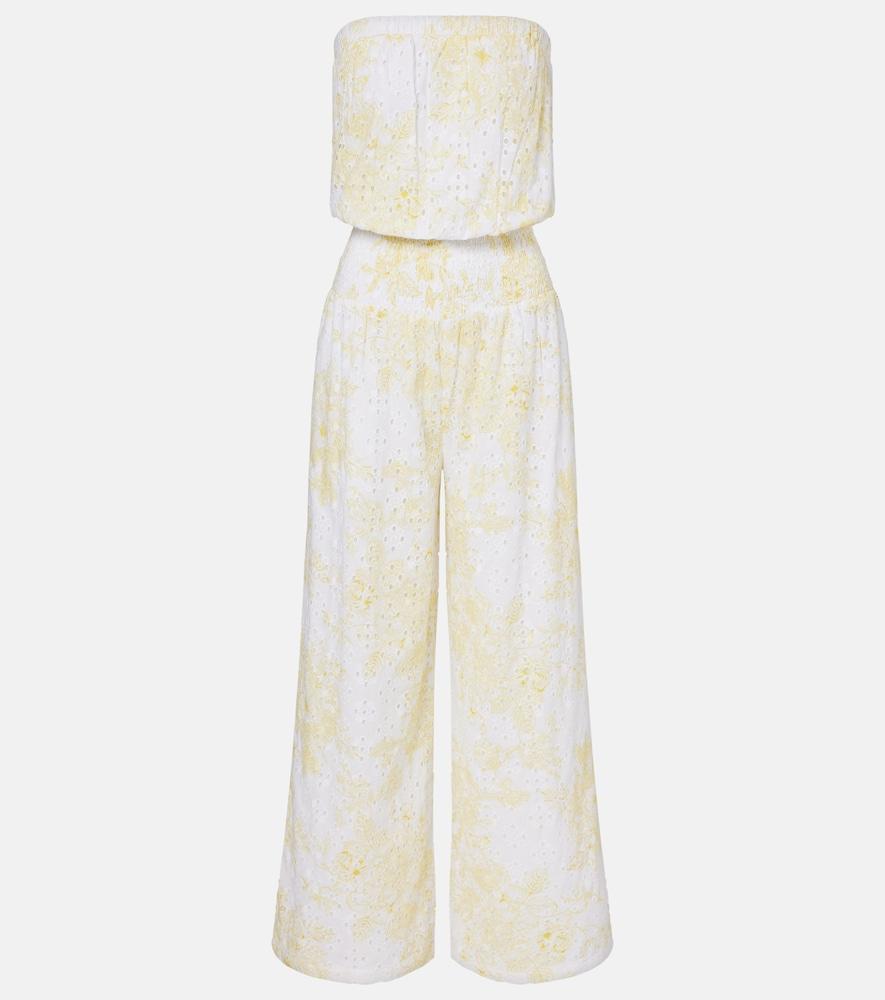 melissa odabash naomi broderie anglaise cotton jumpsuit